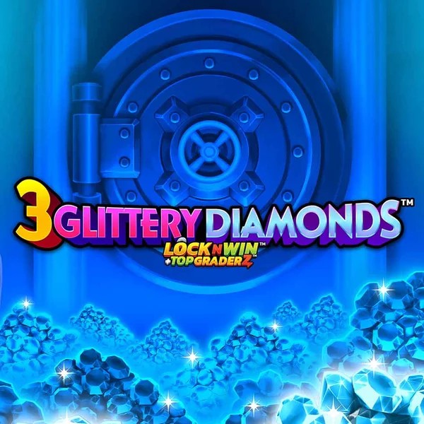 Play 3 Glittery Diamonds slot by PearFiction Studios on spinsteincasinoo.com
