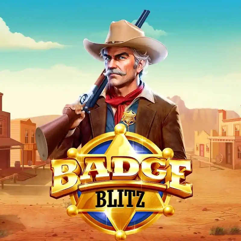 Enjoy Badge Blitz by Pragmatic Play – logo hosted on spinsteincasinoo.com