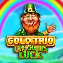 Gold Trio Leprechaun's Luck game by Playtech – logo hosted on Spinstein Casino