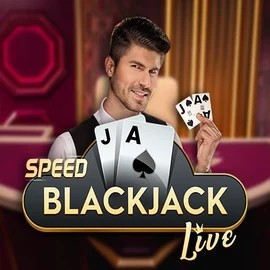 Official Live Casino logo: Speed Blackjack by Pragmatic Play at Spinstein Casino