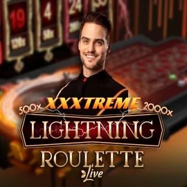 XXXtreme Lightning Roulette online game logo by Evolution on spinsteincasinoo.com